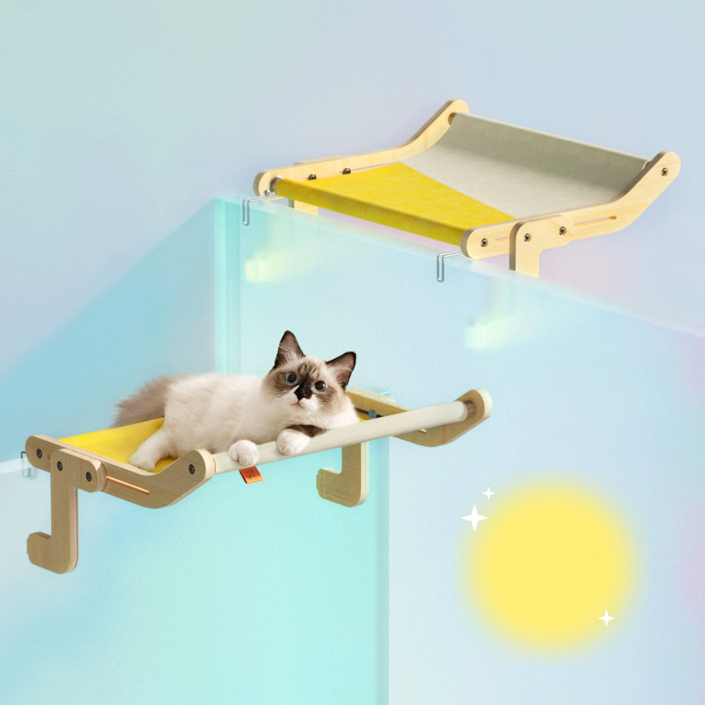 Mewoofun Pet Cat Window Perch 4 Color Wooden Assembly Hanging Bed Cotton Canvas Easy Washable Multi-Ply Plywood New Dropshipping - 𝓢𝓱𝓸𝓹𝓵𝓮𝓬𝔂