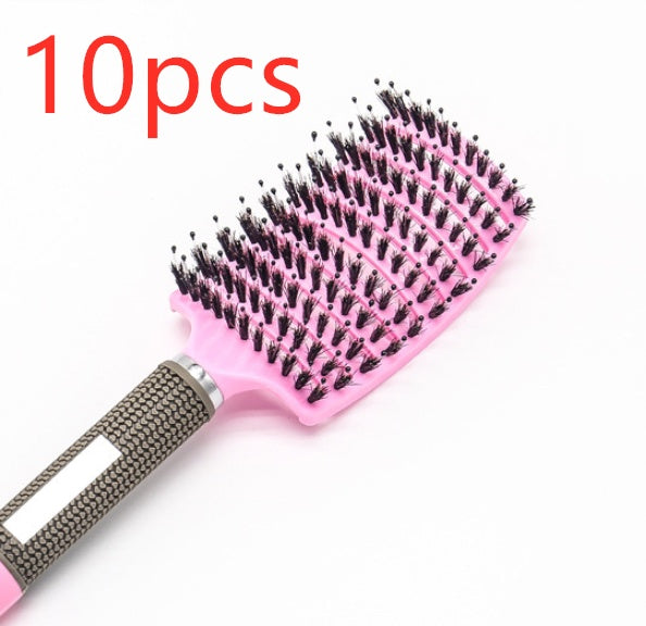 Hairbrush Anti Klit Brushy Haarborstel Women Detangler Hair Brush Bristle Nylon Scalp Massage  Teaser Hair Brush Comb - 𝓢𝓱𝓸𝓹𝓵𝓮𝓬𝔂