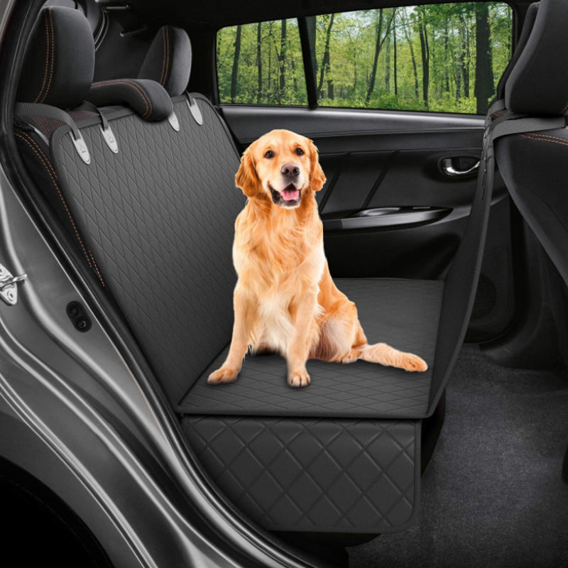 Dog Car Seat Cover View Mesh Pet Carrier Hammock Safety Protector Car Rear Back Seat Mat With Zipper And Pocket For Travel - 𝓢𝓱𝓸𝓹𝓵𝓮𝓬𝔂
