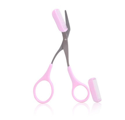 Beauty tools eyebrow scissors with eyebrow comb - 𝓢𝓱𝓸𝓹𝓵𝓮𝓬𝔂