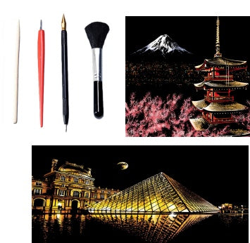 Scratch Painting - Kratzmalerei - 𝓢𝓱𝓸𝓹𝓵𝓮𝓬𝔂