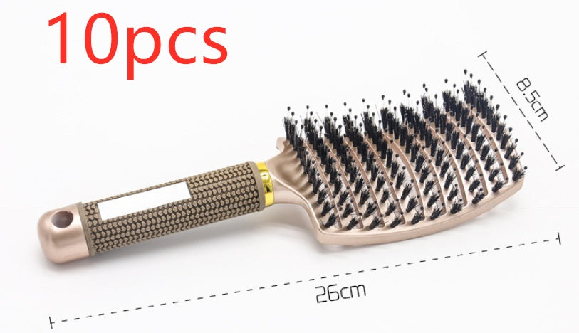 Hairbrush Anti Klit Brushy Haarborstel Women Detangler Hair Brush Bristle Nylon Scalp Massage  Teaser Hair Brush Comb - 𝓢𝓱𝓸𝓹𝓵𝓮𝓬𝔂