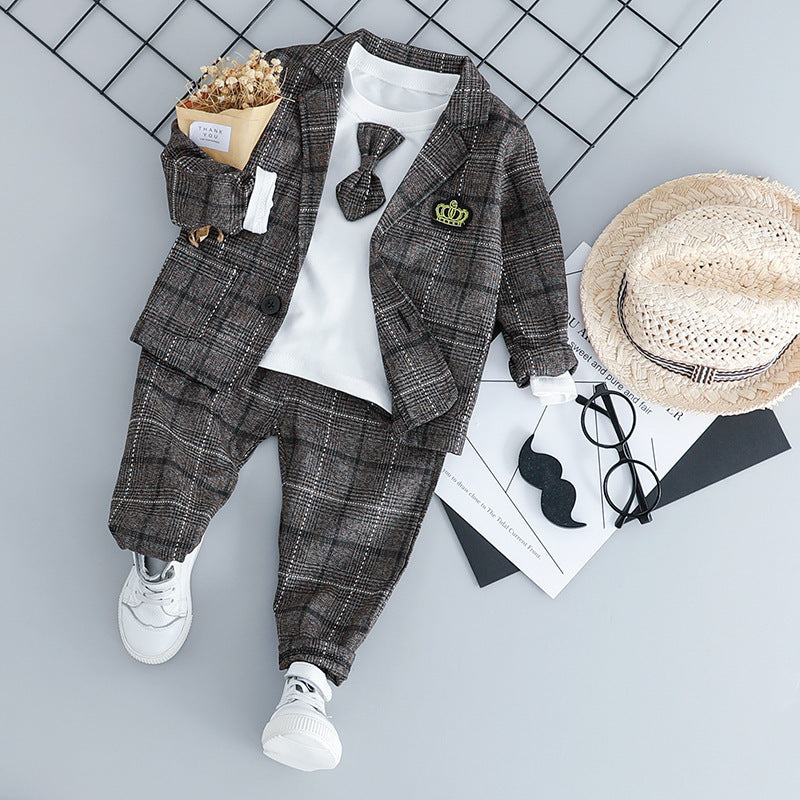 British small suit children's suit gentleman three-piece suit - 𝓢𝓱𝓸𝓹𝓵𝓮𝓬𝔂