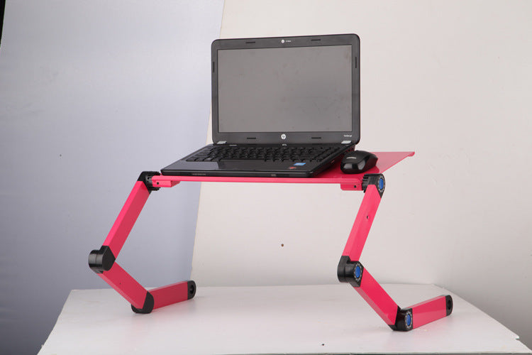 Laptop Table Stand With Adjustable Folding Ergonomic Design Stand Notebook Desk For Ultrabook Netbook Or Tablet With Mouse Pad - 𝓢𝓱𝓸𝓹𝓵𝓮𝓬𝔂