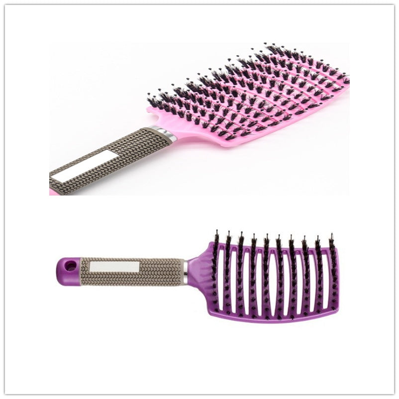 Hairbrush Anti Klit Brushy Haarborstel Women Detangler Hair Brush Bristle Nylon Scalp Massage  Teaser Hair Brush Comb - 𝓢𝓱𝓸𝓹𝓵𝓮𝓬𝔂
