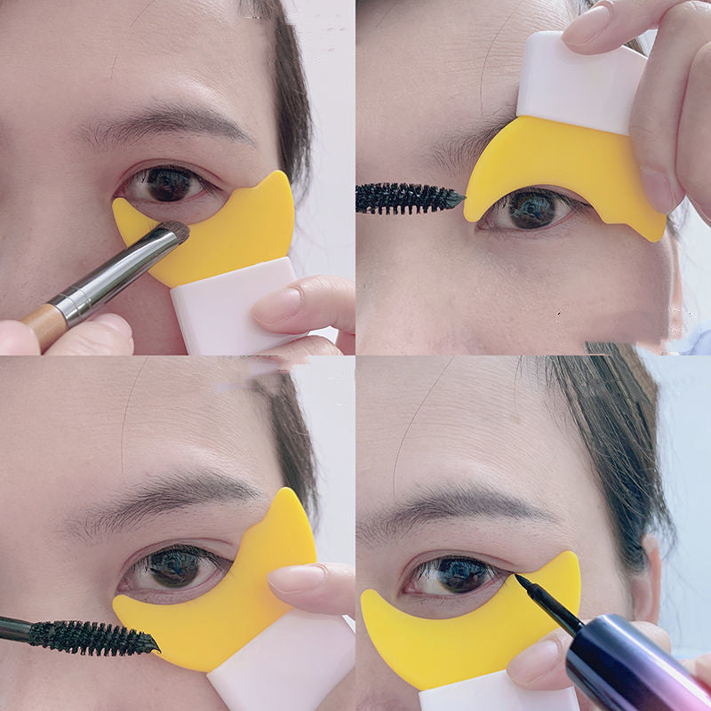 Eyelash Eyeliner Stencil Model Eye Mascara Comb Stencil Model Beginner Eye Makeup Helper Applicator Guide Card Tool Easy Wash - 𝓢𝓱𝓸𝓹𝓵𝓮𝓬𝔂