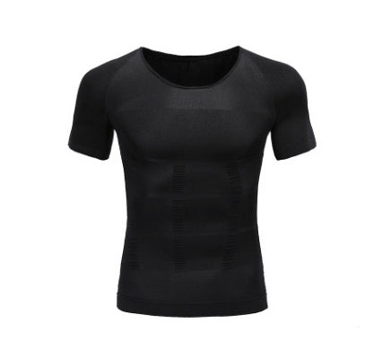 Male Chest Compression T-shirt Fitness Hero Belly Buster Slimming - 𝓢𝓱𝓸𝓹𝓵𝓮𝓬𝔂
