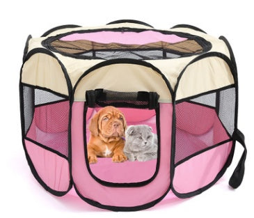 Fast folding octagonal pet fence, 600D Oxford cloth, waterproof and catching cat, dog cage, pet cage - 𝓢𝓱𝓸𝓹𝓵𝓮𝓬𝔂