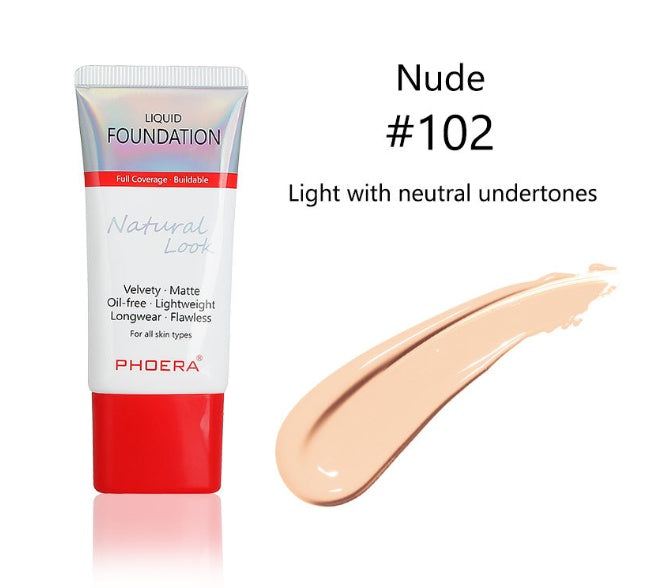 Matte, Silky, Tube Liquid Foundation, Ladies Products - 𝓢𝓱𝓸𝓹𝓵𝓮𝓬𝔂