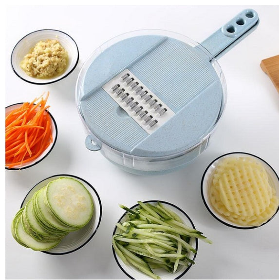 8 In 1 Mandoline Slicer Vegetable Slicer Potato Peeler Carrot Onion Grater With Strainer Vegetable Cutter Kitchen Accessories - 𝓢𝓱𝓸𝓹𝓵𝓮𝓬𝔂