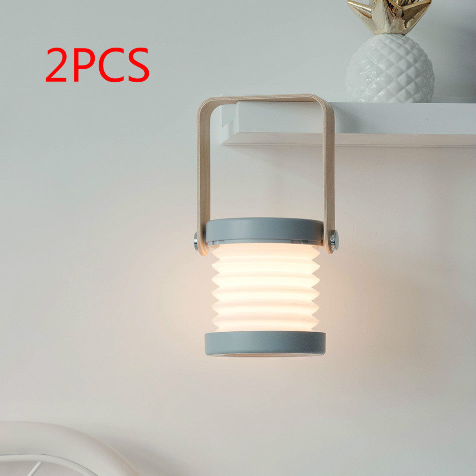 Foldable Touch Dimmable Reading LED Night Light Portable Lantern Lamp USB Rechargeable For Home Decor - 𝓢𝓱𝓸𝓹𝓵𝓮𝓬𝔂