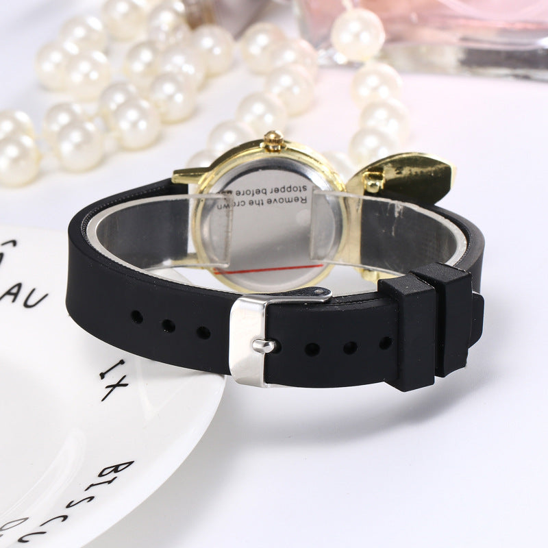 Casual Cute Silicone Candy Series Rabbit Ear Decoration Electronic Quartz Watch - 𝓢𝓱𝓸𝓹𝓵𝓮𝓬𝔂