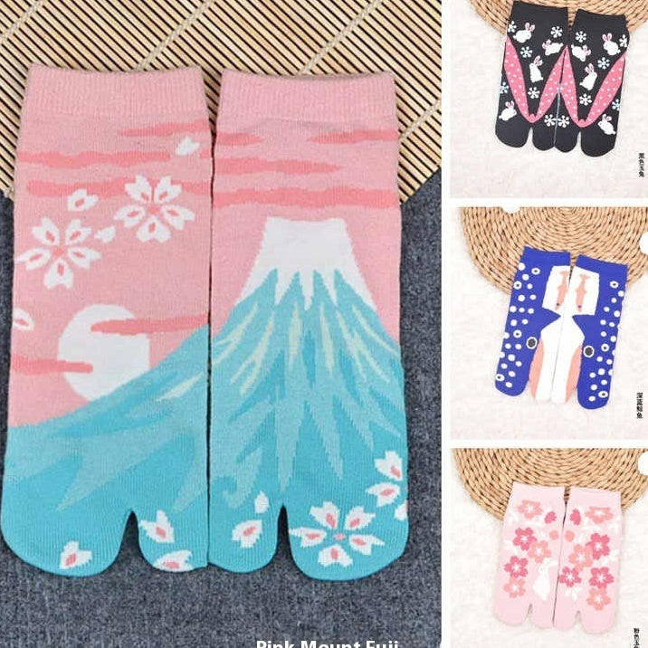 Two-toe Socks Split Toe Women's Cotton Socks - 𝓢𝓱𝓸𝓹𝓵𝓮𝓬𝔂