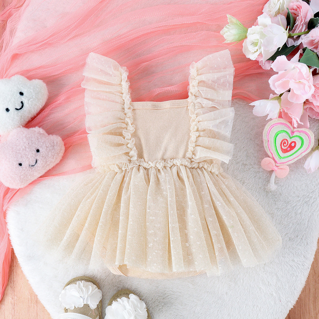 Jumpsuit Baby Net Skirt Princess Poris Dress Baby Skirt Baby Body Pants Jumpsuit - 𝓢𝓱𝓸𝓹𝓵𝓮𝓬𝔂