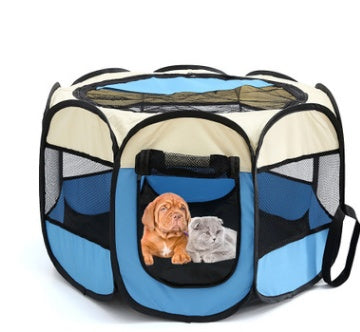 Fast folding octagonal pet fence, 600D Oxford cloth, waterproof and catching cat, dog cage, pet cage - 𝓢𝓱𝓸𝓹𝓵𝓮𝓬𝔂