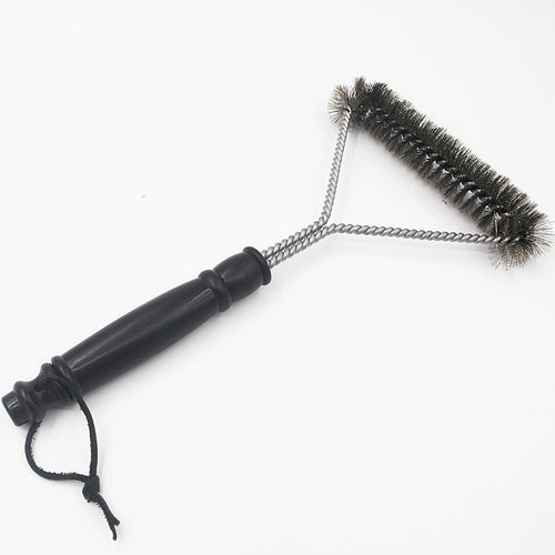 12 inch stainless steel curl cleaning brush BBQ grill brush BBQ professional cleaning wire brush - 𝓢𝓱𝓸𝓹𝓵𝓮𝓬𝔂