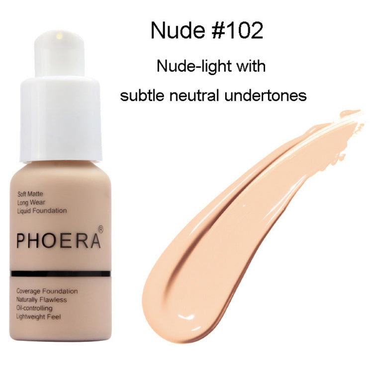 Explosive Press Type Oil Control Natural Color Matte Concealer Foundation Cream - 𝓢𝓱𝓸𝓹𝓵𝓮𝓬𝔂