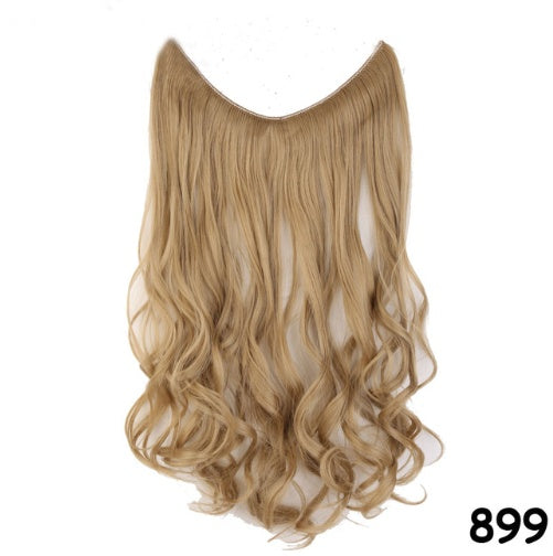 S-noilite 20 inches Invisible Wire No Clips in Hair Extensions Secret Fish Line Hairpieces Silky Straight Synthetic - 𝓢𝓱𝓸𝓹𝓵𝓮𝓬𝔂