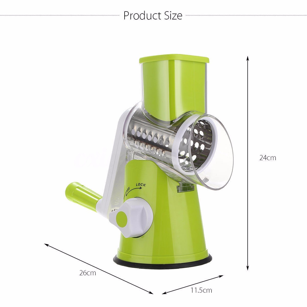 Vegetable Cutter Round Mandoline Slicer Potato Julienne Carrot Grater Cheese - 𝓢𝓱𝓸𝓹𝓵𝓮𝓬𝔂