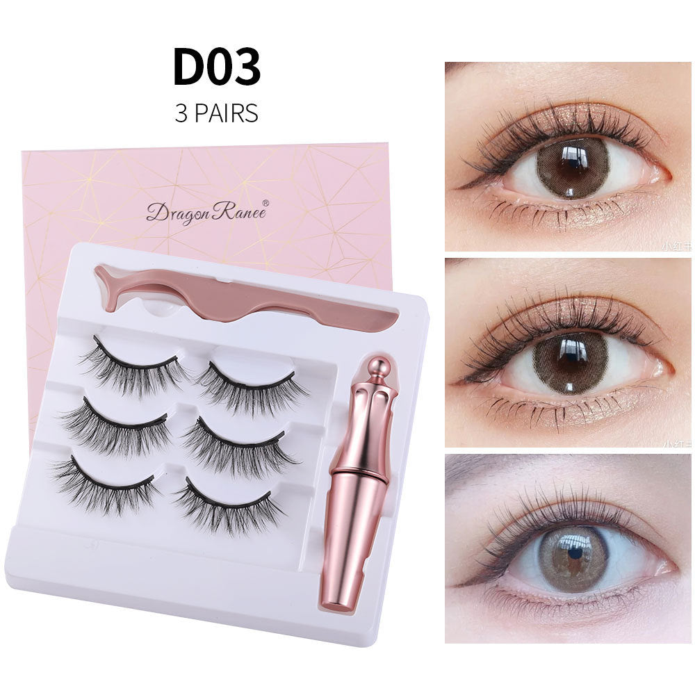 Natural Long Lasting Magnetic Liquid Eyeliner & Magnetic False Eyelashes & Tweezer Set Make up Set - 𝓢𝓱𝓸𝓹𝓵𝓮𝓬𝔂