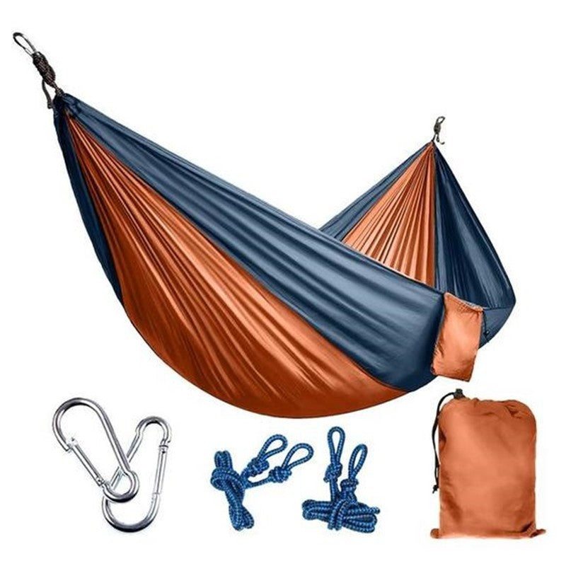 Backpacking Hammock - Portable Nylon Parachute Outdoor Double Hammock - 𝓢𝓱𝓸𝓹𝓵𝓮𝓬𝔂