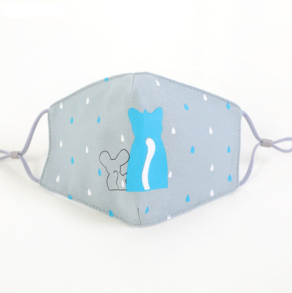 Kid Carton Cotton Facial Mask Adult Mask - 𝓢𝓱𝓸𝓹𝓵𝓮𝓬𝔂