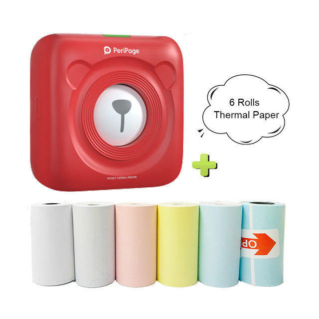 Mini Bliuetooth Wireless Thermal Printer Paper Sticker Label Printer - 𝓢𝓱𝓸𝓹𝓵𝓮𝓬𝔂