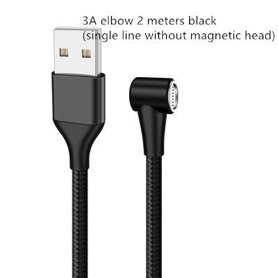 Compatible with Apple , Magnetic USB Cable Fast Charging Micro USB Type C Data Wire Cord Magnet Charger Mobile Phone Cable