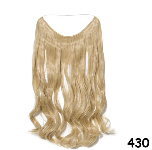 S-noilite 20 inches Invisible Wire No Clips in Hair Extensions Secret Fish Line Hairpieces Silky Straight Synthetic - 𝓢𝓱𝓸𝓹𝓵𝓮𝓬𝔂