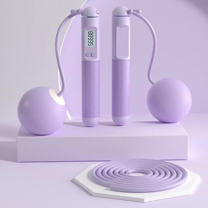 Fitness Fat Reduction Dedicated Count Rope Skipping With Bearings