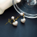 Simple Temperament Love Pearl Stud Earrings - 𝓢𝓱𝓸𝓹𝓵𝓮𝓬𝔂