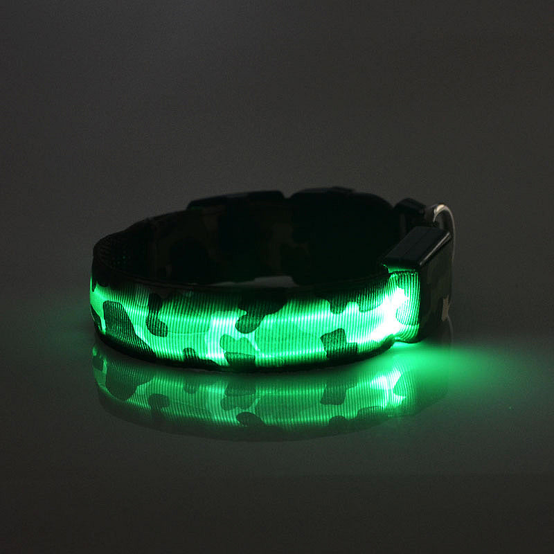 Camouflage pet supplies luminous dog collar - 𝓢𝓱𝓸𝓹𝓵𝓮𝓬𝔂