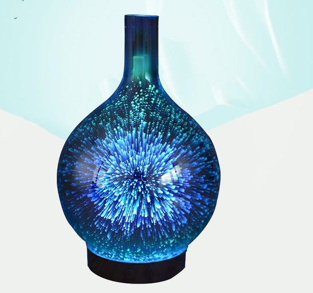 3D Glass Aroma Diffuser Colorful Lamp Humidifier Night Light - 𝓢𝓱𝓸𝓹𝓵𝓮𝓬𝔂