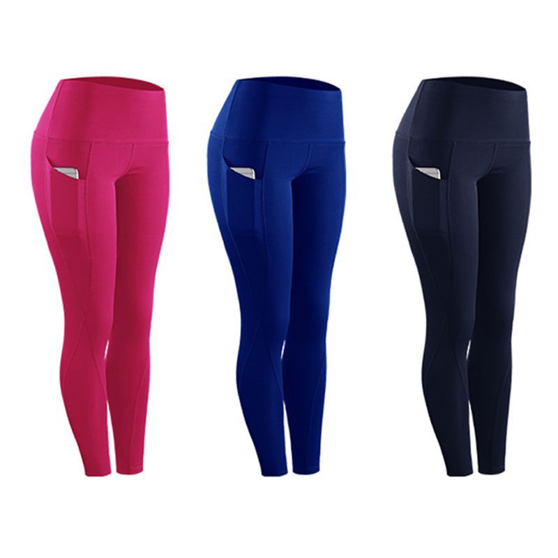 Women Compression Skinny Fitness Leggings Women Stretch Sportswear Casual Leggings Pants with Pocket - 𝓢𝓱𝓸𝓹𝓵𝓮𝓬𝔂