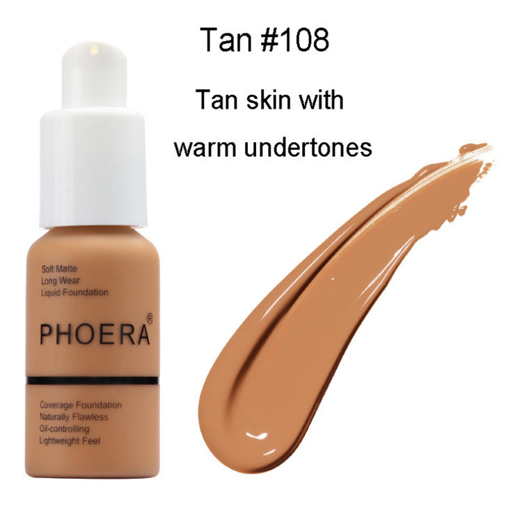 Explosive Press Type Oil Control Natural Color Matte Concealer Foundation Cream - 𝓢𝓱𝓸𝓹𝓵𝓮𝓬𝔂