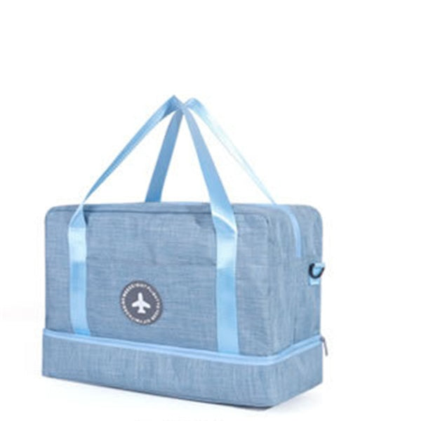 Dry And Wet Separation Travel Bag Tourism Fitness Storage Pouch Women's Clothes Shoes Daily Necessities Duffle Package Supplies - 𝓢𝓱𝓸𝓹𝓵𝓮𝓬𝔂