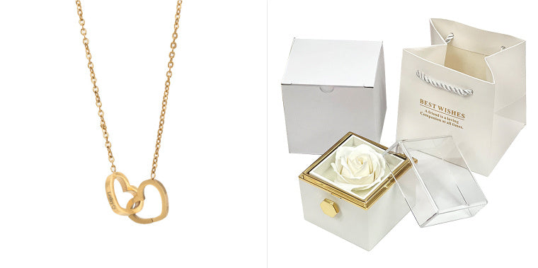 Rotating Soap Flower Rose Gift Box Creative Rotating Rose Jewelry Packaging Box Valentine's Day Gift For Women - 𝓢𝓱𝓸𝓹𝓵𝓮𝓬𝔂