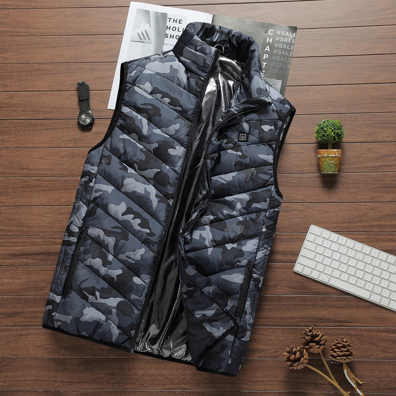 Heated Vest Smart Electric Heating Jacket Men Women Waistcoat Winter - 𝓢𝓱𝓸𝓹𝓵𝓮𝓬𝔂