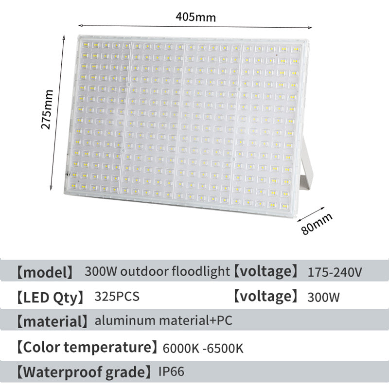 LED Floodlights, Outdoor Waterproof Industrial Workshops, Factory Buildings, Outdoor Lighting, Courtyards, Exploratory Streetlights, Ultra Bright And Strong Light - 𝓢𝓱𝓸𝓹𝓵𝓮𝓬𝔂