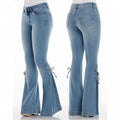 Ladies jeans mid-waisted denim trousers stretch jeans - 𝓢𝓱𝓸𝓹𝓵𝓮𝓬𝔂