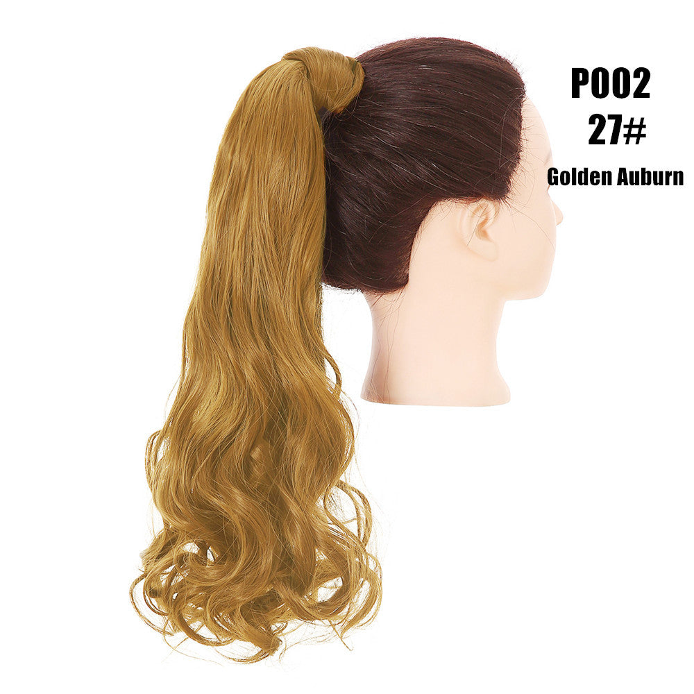 European And American Style Wig Fluffy Natural Ponytail - 𝓢𝓱𝓸𝓹𝓵𝓮𝓬𝔂