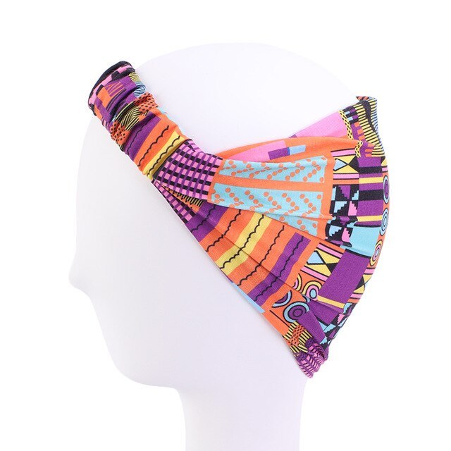 African Pattern Print Headband For Women Twist Style - 𝓢𝓱𝓸𝓹𝓵𝓮𝓬𝔂