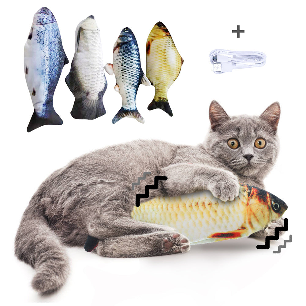 Without Cat Nip Version - Electric Jumping Fish Simulation Electric Fish Toy - 𝓢𝓱𝓸𝓹𝓵𝓮𝓬𝔂