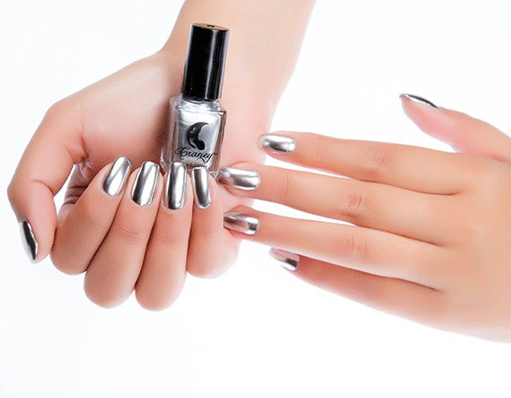 Stainless Steel Color Mirror Silver Nail Polish - 𝓢𝓱𝓸𝓹𝓵𝓮𝓬𝔂