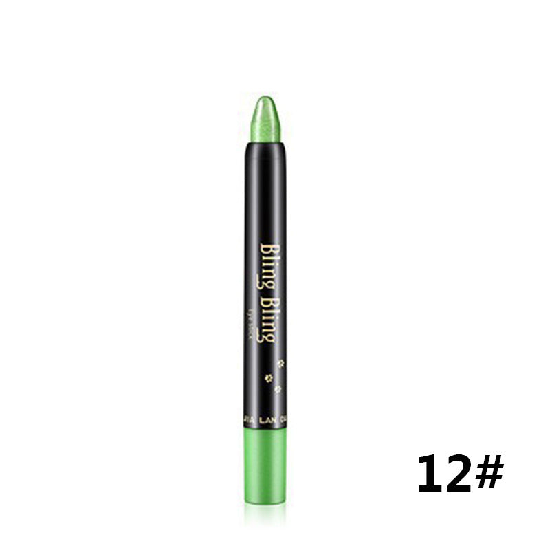Pearlescent Silkworm Eyeshadow Pen Lasting Waterproof And Not Blooming Shiny Pearlescent Gel Pen 15 Color Eye Shadow Pen - 𝓢𝓱𝓸𝓹𝓵𝓮𝓬𝔂