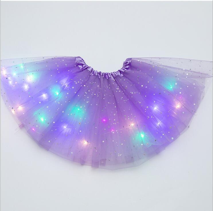 Magical & Luminous  LED Princess Halloween Tutu Skirt Sequins Shiny Skirt - 𝓢𝓱𝓸𝓹𝓵𝓮𝓬𝔂