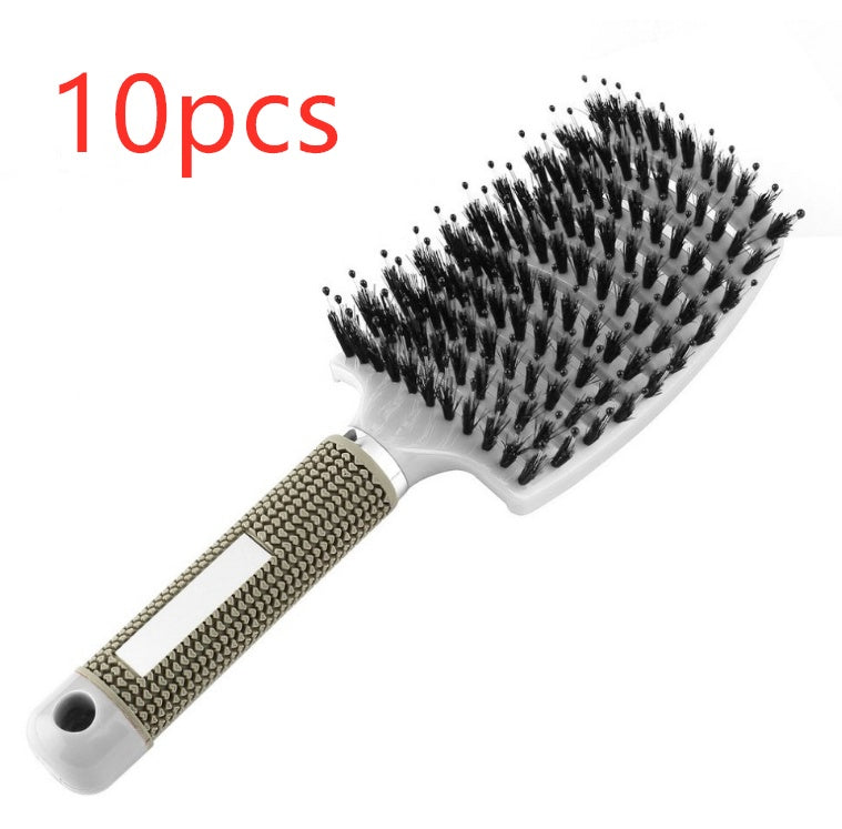 Hairbrush Anti Klit Brushy Haarborstel Women Detangler Hair Brush Bristle Nylon Scalp Massage  Teaser Hair Brush Comb - 𝓢𝓱𝓸𝓹𝓵𝓮𝓬𝔂