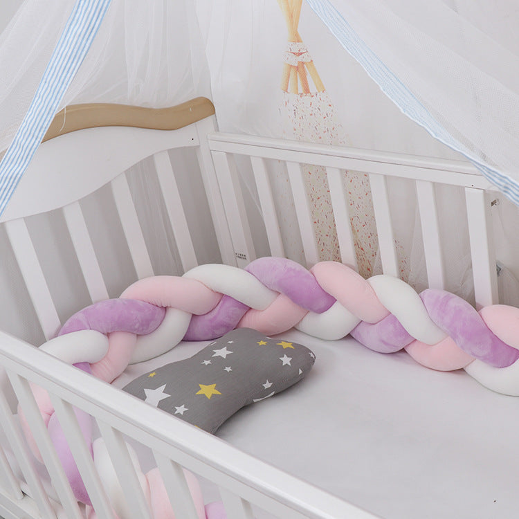 Baby Bumper Bed Braid Knot Pillow Cushion Bumper for Infant cuna Bebe lit Crib Protector Cot Bumper Room Decor - 𝓢𝓱𝓸𝓹𝓵𝓮𝓬𝔂
