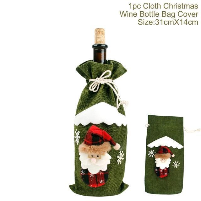 Christmas Decorations Christmas Wine Bottle Socks - 𝓢𝓱𝓸𝓹𝓵𝓮𝓬𝔂