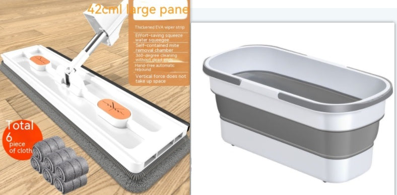 New Style Large Flat Mop 360 Rotating Mop Suitable Various Types Flooring Strong Water Absorption For Home Cleaning Floors - 𝓢𝓱𝓸𝓹𝓵𝓮𝓬𝔂